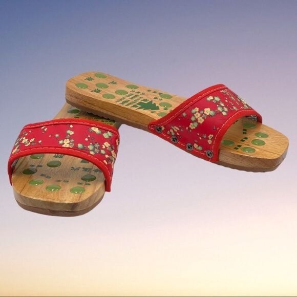 Guisenxiechang Sandals Reflexology Therapy Message Wooden - Picture 1 of 13